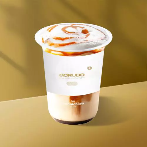 Sapporo Butterscotch Gorudo Kopi Konnichiwa